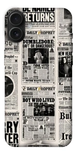 Чехол на Apple iPhone 16 Plus Harry Potter newspaper фото 1 из 1