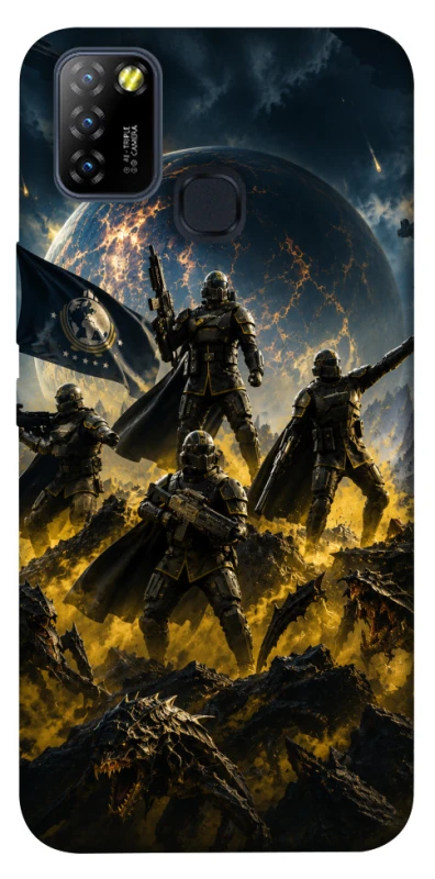 Чохол на Infinix Hot 10 Lite HELLDIVERS фото 1 з 1