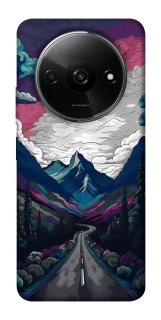 Чехол на Xiaomi Redmi A3 Нарисованные горы фото 1 из 1