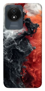 Чехол на Vivo Y02 Black and Red фото 1 из 1