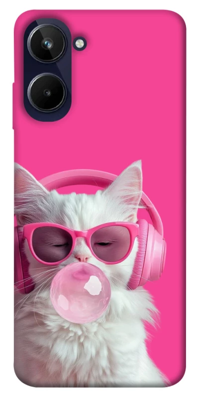 Чехол на Realme 10 4G Pink kitty фото 1 из 1