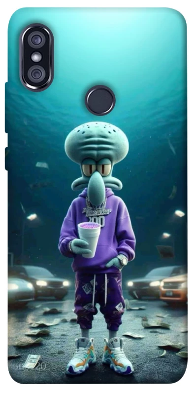 Чохол на Xiaomi Redmi Note 5 Pro / Note 5 (AI Dual Camera) Сквідвард фото 1 з 1