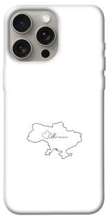 Чехол на Apple iPhone 15 Pro Max (6.7") Ukraine map фото 1 из 1
