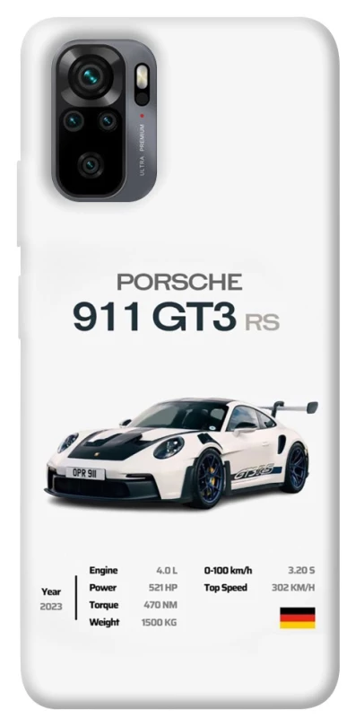 Чехол на Xiaomi Redmi Note 10 / Note 10s Porsche 911 GT3 фото 1 из 1