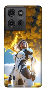 Чохол на Motorola Moto G75 Cyber space girl ver.3 фото 1 з 1