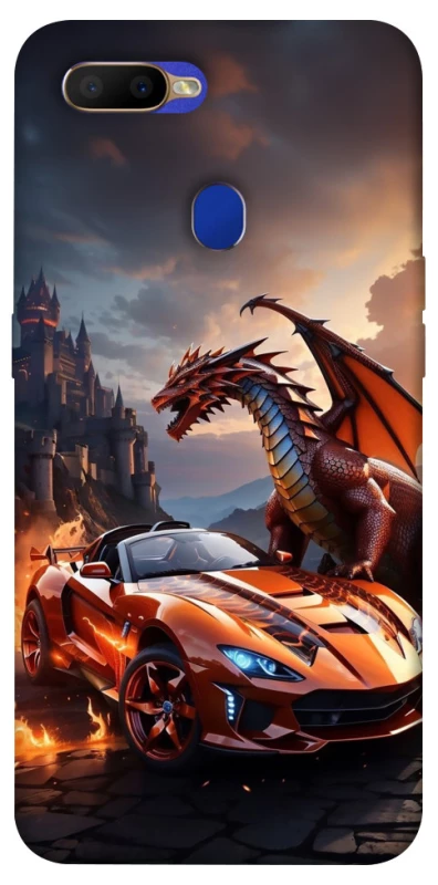 Чехол на Oppo A5s Сar and dragon фото 1 из 1