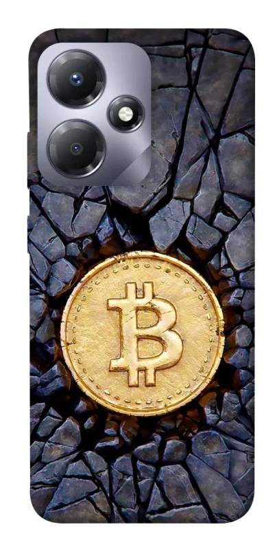 Чохол на Infinix Hot 30i Bitcoin cracks фото 1 з 1