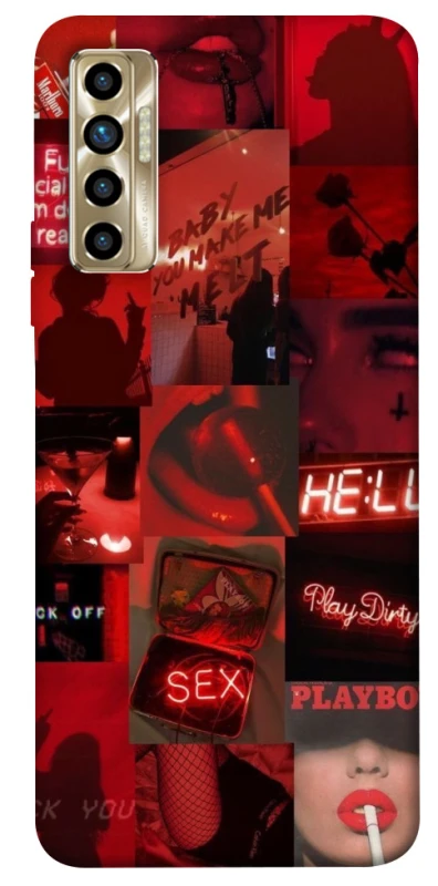 Чехол на TECNO Camon 17P Love collage ver.3 фото 1 из 1