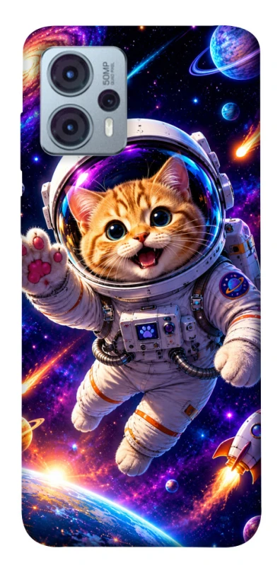 Чехол на Motorola Moto G23 Space Cat фото 1 из 1