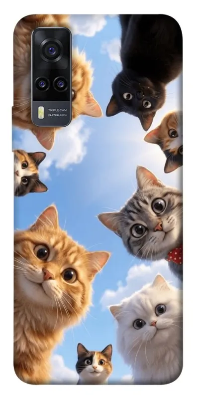 Чехол на Vivo Y31 Cats фото 1 из 1