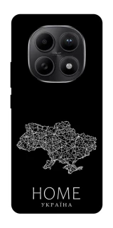 Чехол на Xiaomi Redmi Note 15 5G Ukraine black map фото 1 из 1