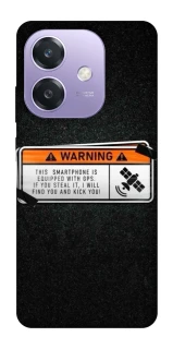 Чехол на Oppo A3X Warning фото 1 из 1