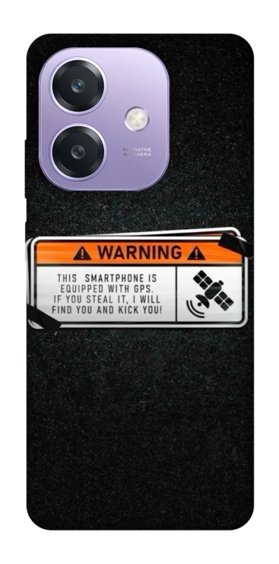 Чохол на Oppo A40m Warning фото 1 з 1