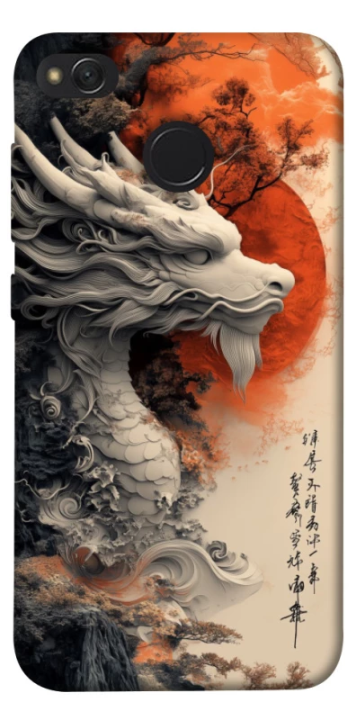 Чехол на Xiaomi Redmi 4X white dragon фото 1 из 1