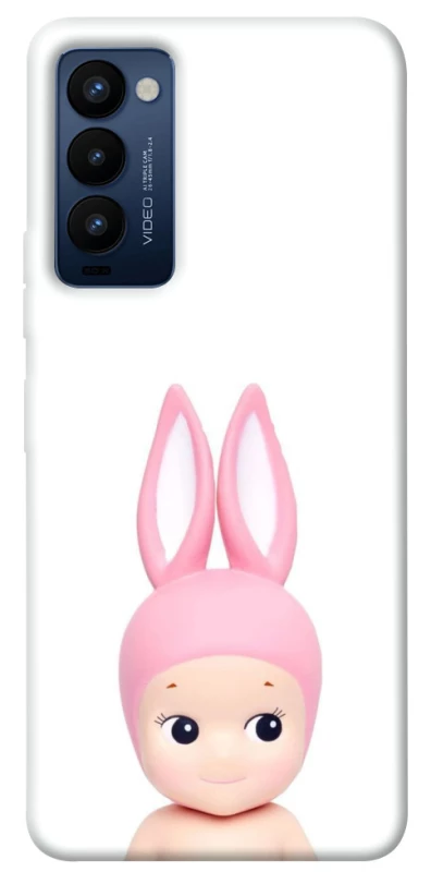 Чохол на TECNO Camon 18 Minimal Bunny Peek фото 1 з 1