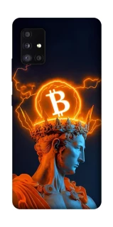 Чехол на Samsung Galaxy A51 5G Bitcoin God фото 1 из 1