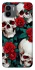Чохол на Xiaomi Redmi A1+ / Poco C50 / A2+ skull and rose фото 1 з 1
