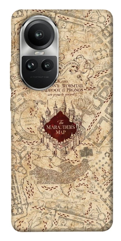 Чохол на Oppo Reno 10 Harry Potter Marauder's Map фото 1 з 1