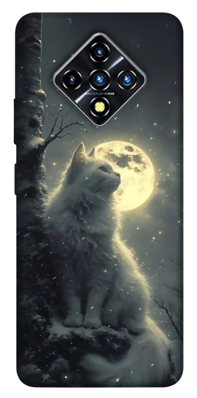 Чехол на Infinix Zero 8 Кот под луной фото 1 из 1