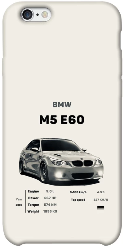 Чохол на Apple iPhone 6/6s plus (5.5") BMW M5 E60 фото 1 з 1