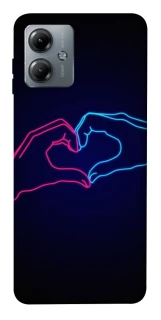 Чехол на Motorola Moto G14 Neon love фото 1 из 1