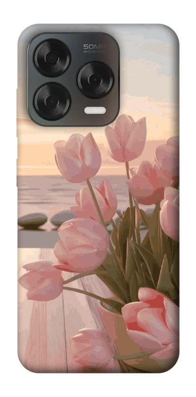 Чехол на ZTE Blade V70 Design Morning Flowers zon фото 1 из 2