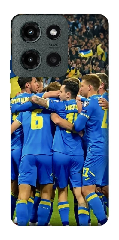Чехол на Motorola Moto G Power (2025) Сборная Украины v3 фото 1 из 1
