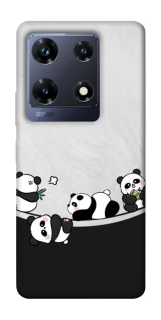Чохол на Infinix Note 30 Pro Four pandas фото 1 з 1