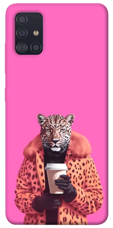 Чохол на Samsung Galaxy A51 Леопард з кавою фото 1 з 1