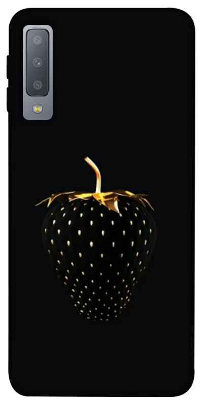 Чохол на Samsung A750 Galaxy A7 (2018) Чорна полуниця фото 1 з 1