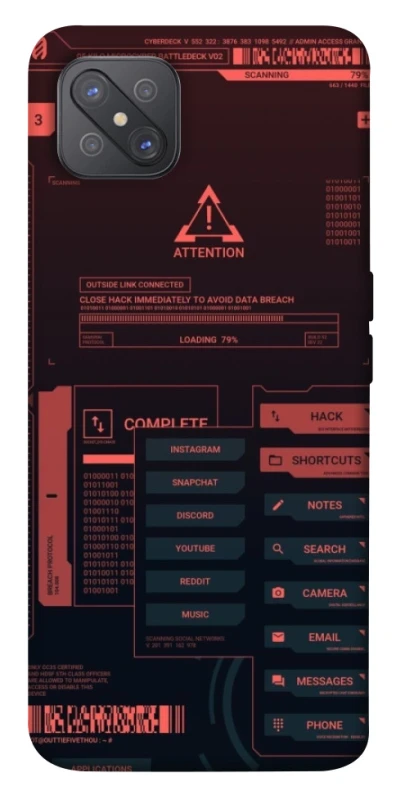 Чохол на Oppo A92s Attention фото 1 з 1