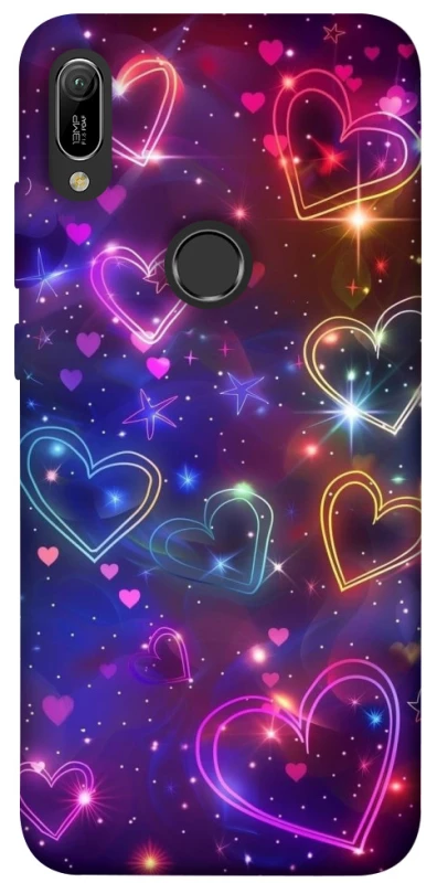 Чохол на Huawei Y6 (2019) Drawn hearts фото 1 з 1