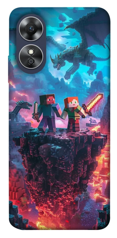 Чохол на Oppo A17 Minecraft v3 фото 1 з 1