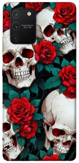 Чохол на Samsung Galaxy S10 Lite skull and rose фото 1 з 1