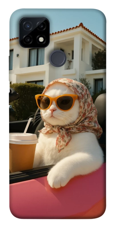Чохол на Realme C12 Stylish Cat Cruise фото 1 з 1