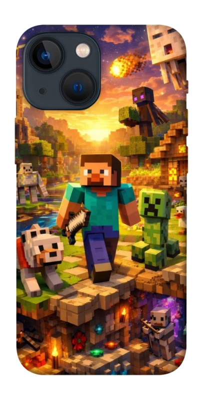 Чохол на Apple iPhone 13 mini (5.4") Minecraft v6 фото 1 з 1