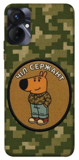 Чехол на TECNO Spark 9 Pro Чил сержант фото 1 из 1