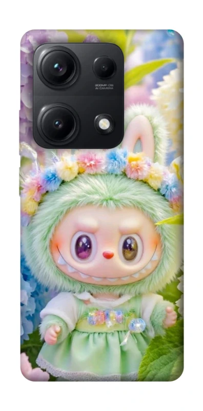 Чохол на Xiaomi Redmi Note 14S Labubu & Flowers ver.2 фото 1 з 1