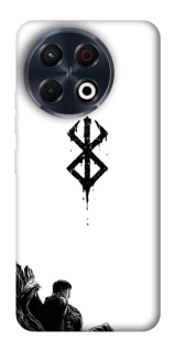 Чехол на TECNO Spark 30 Pro (KL7) berserk white фото 1 из 1