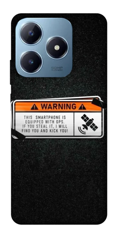 Чохол на Realme C63 Warning фото 1 з 1