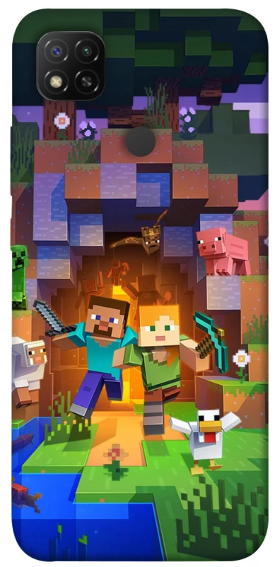 Чехол на Xiaomi Redmi 9C Minecraft game фото 1 из 1
