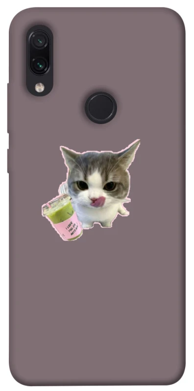 Чохол на Xiaomi Redmi Note 7 / Note 7 Pro / Note 7s cat matcha фото 1 з 1