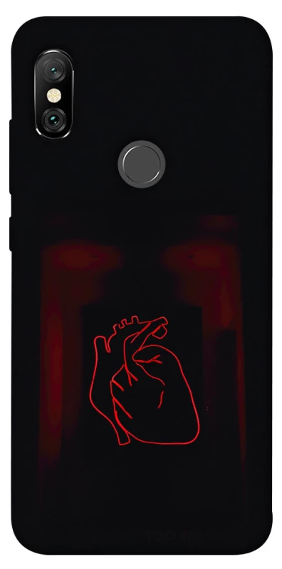 Чехол на Xiaomi Redmi Note 6 Pro Красное сердце фото 1 из 1