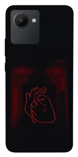 Чехол на Realme C30s Красное сердце фото 1 из 1