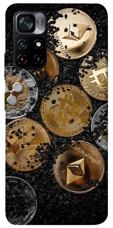 Чохол на Xiaomi Poco M4 Pro 5G Many coins v2 фото 1 з 1