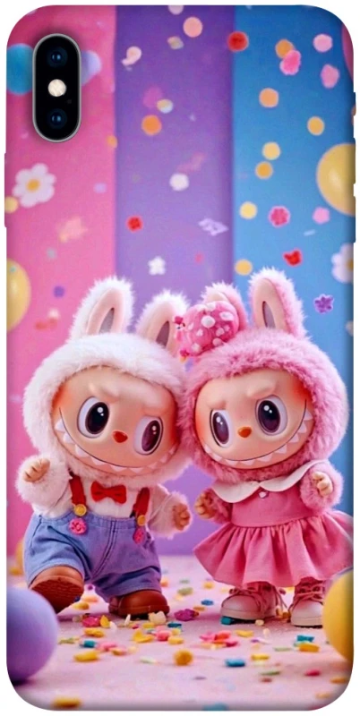 Чохол на Apple iPhone X (5.8") Labubu twins ver.3 фото 1 з 1