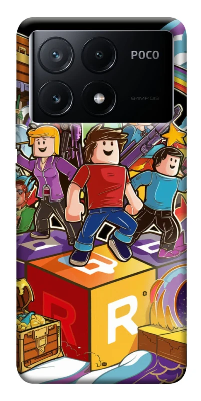 Чехол на Xiaomi Poco X6 Roblox family фото 1 из 1