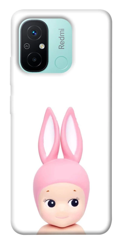 Чохол на Xiaomi Redmi 12C / Poco C55 Minimal Bunny Peek фото 1 з 1