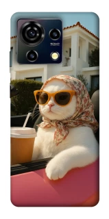 Чехол на ZTE Blade V50 Vita Stylish Cat Cruise фото 1 Чехол на ZTE Blade V50 Vita Stylish Cat Cruise фото 1 из 1