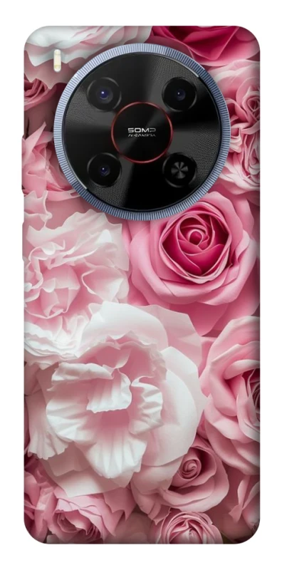 Чехол на ZTE Blade V70 Max Розовые цветы фото 1 из 1